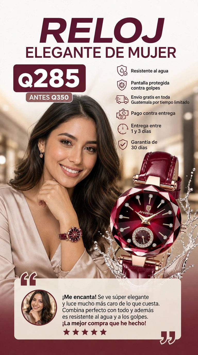 RELOJ ELEGANTE DE MUJER